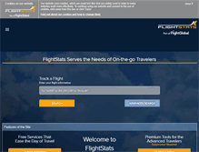 Tablet Screenshot of flightstats.com